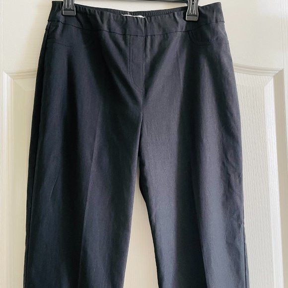 Drapers & Damons Comfort Pull-on Stretchy Black Pants Size M - Picture 6 of 7